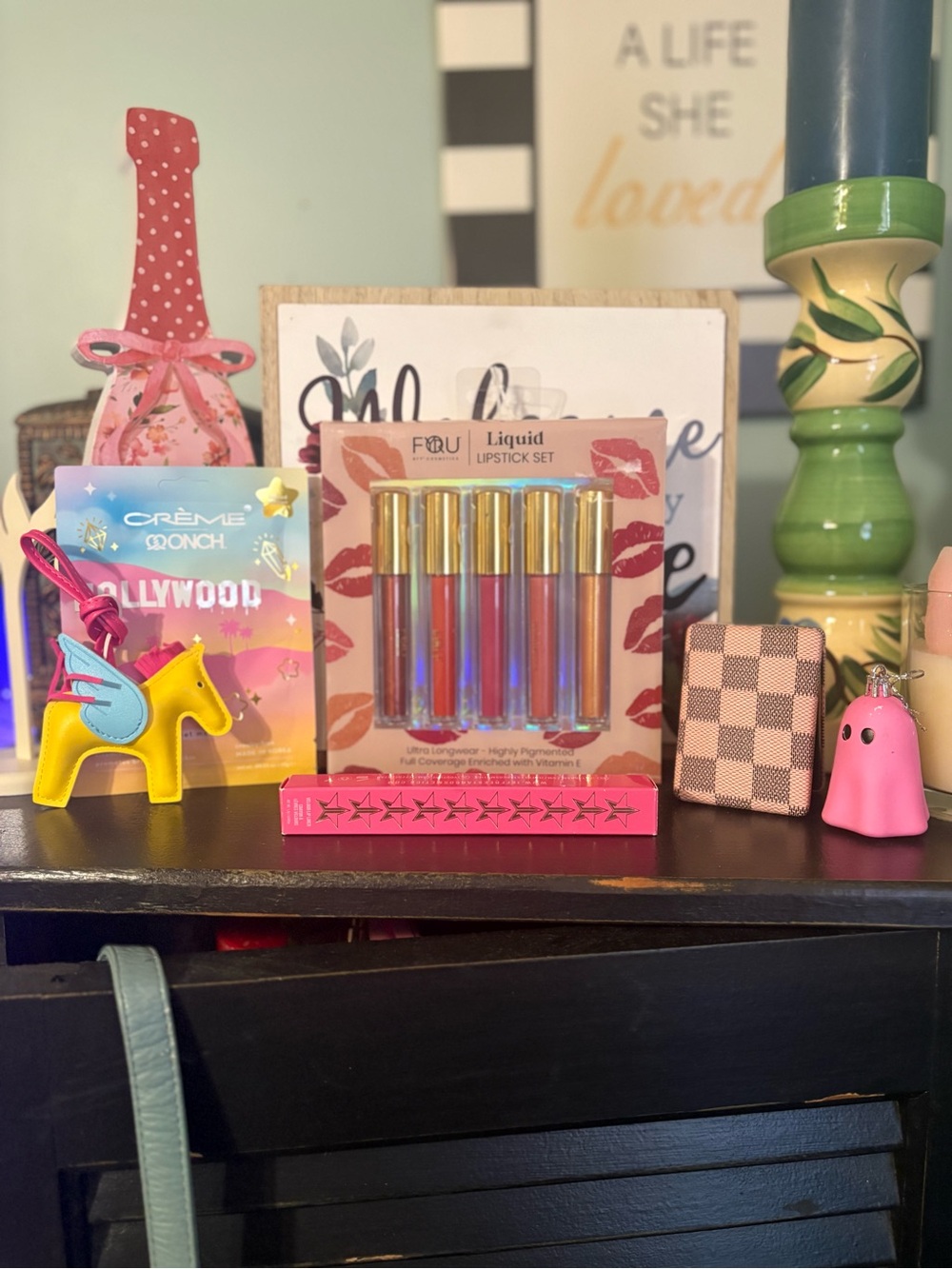 Liquid Lipstick Set - Pink and Multicolor Shades 6 pc bundle